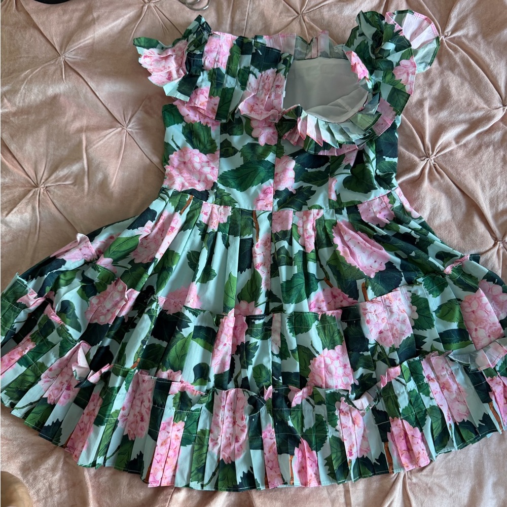 Floral Ruffle  Dress